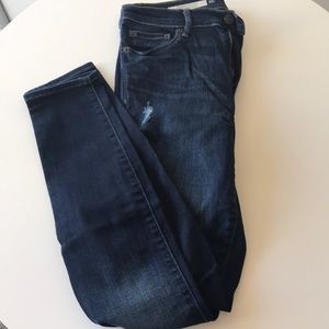 Gap dark wash slightly distressed Resolution jean
